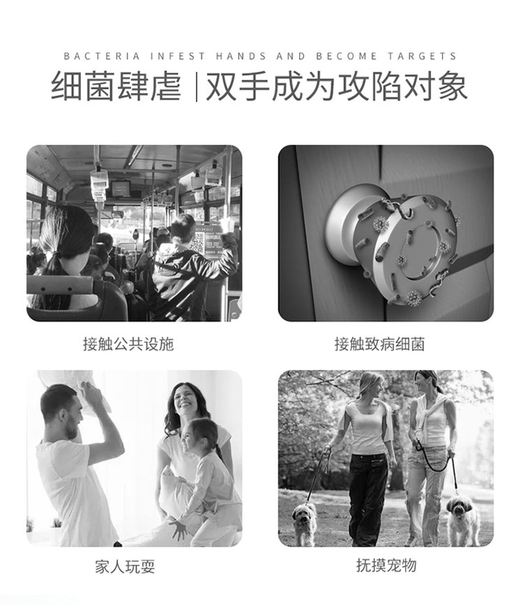 納米銀免洗抑菌凝膠(圖3) 納米銀免洗抑菌凝膠使用場景