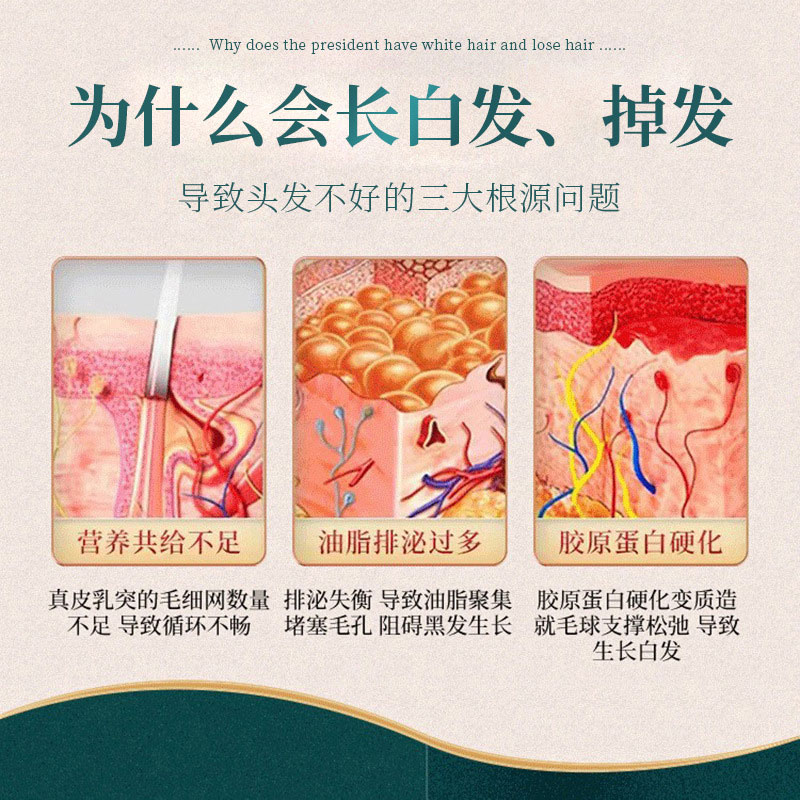 何首烏靈芝草本洗發水