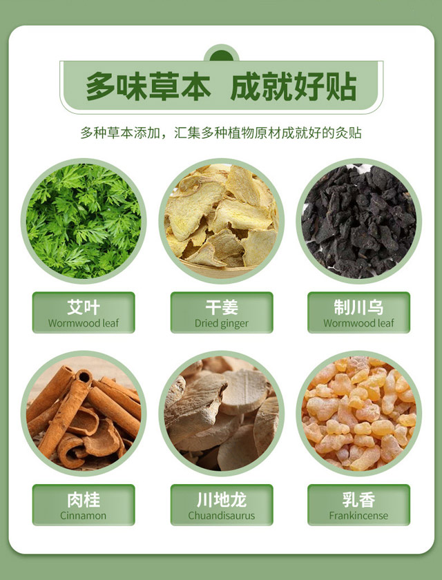 艾草貼主要成分表 艾草貼主要成分表